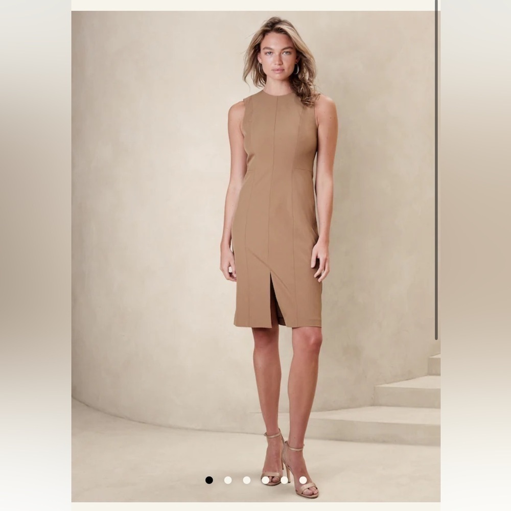 Banana Republic Tan Sheath Dress
